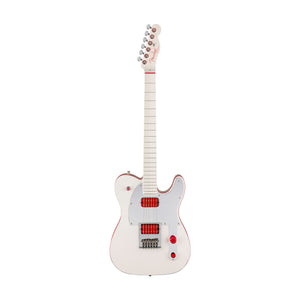 Fender John 5 Ghost Telecaster Electric Guitar, Maple FB, Arctic White