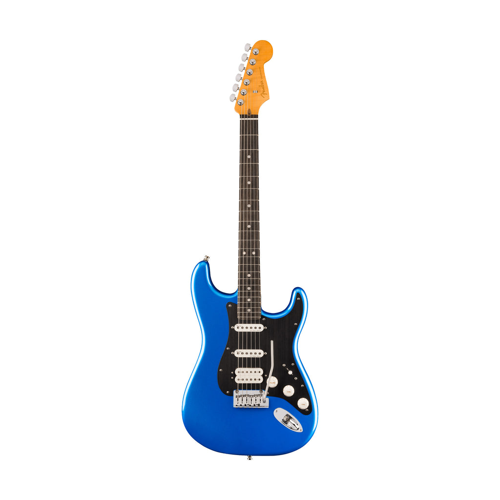 Fender American Ultra II Stratocaster HSS Electric Guitar, Ebony FB, Noble Blue