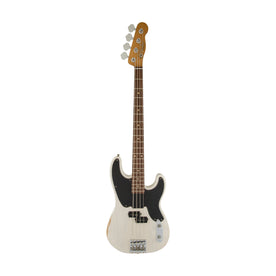 Fender Mike Dirnt Road Worn Precision Bass Guitar, RW FB, White Blonde