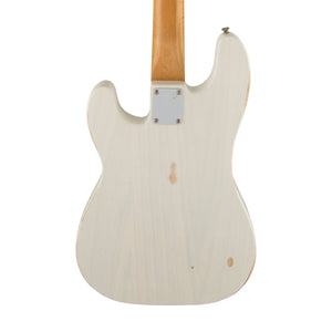 Fender Mike Dirnt Road Worn Precision Bass Guitar, RW FB, White Blonde