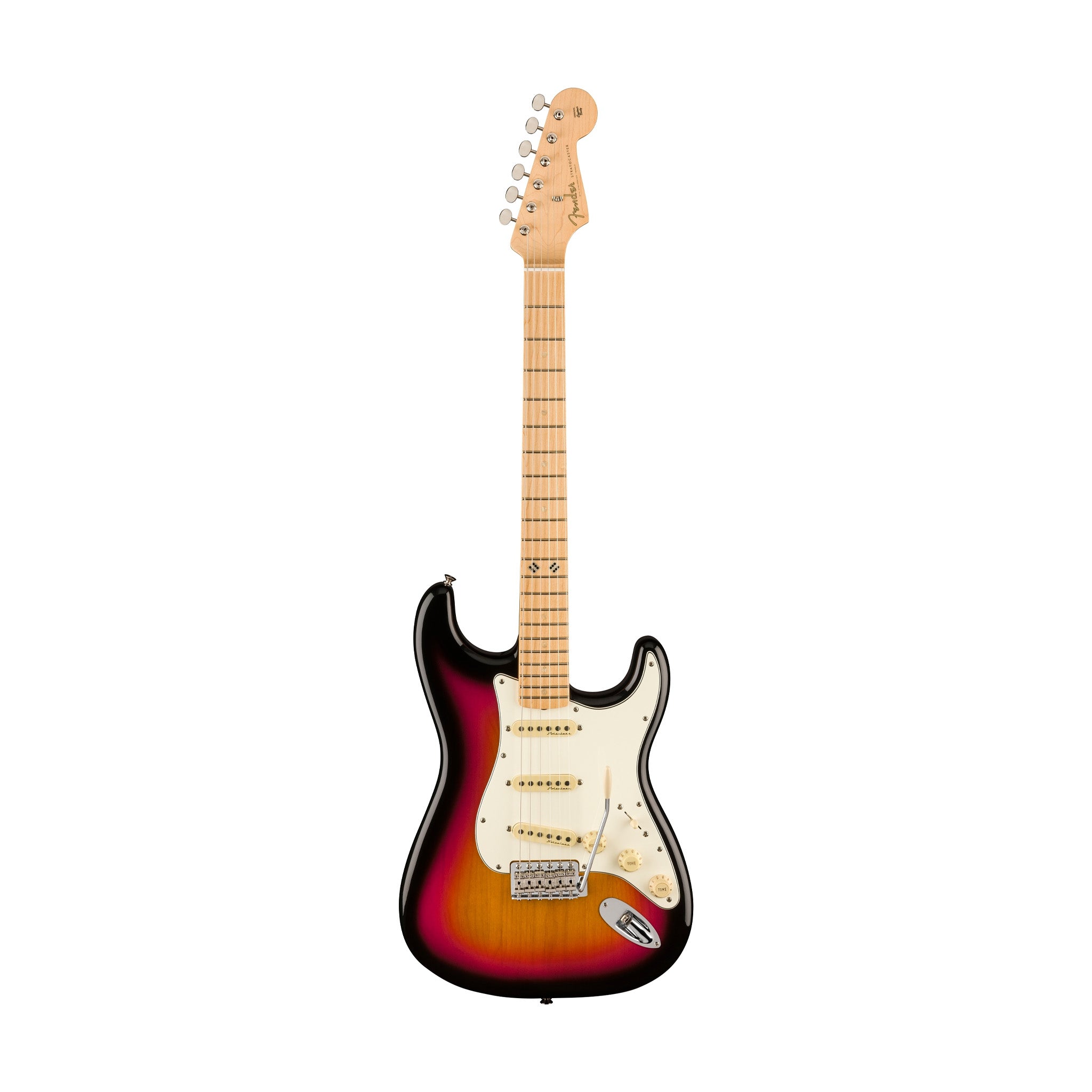 Fender Steve Lacy People Pleaser Stratocaster Electric Guitar, Maple FB, Chaos Burst