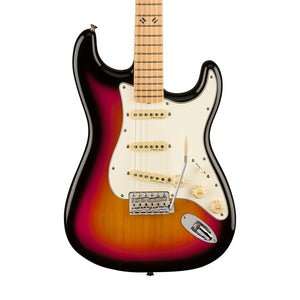 Fender Steve Lacy People Pleaser Stratocaster Electric Guitar, Maple FB, Chaos Burst