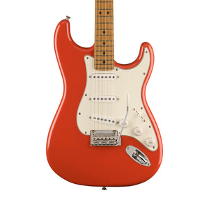 Fender FSR Player Stratocaster Fat 50s Electric Guitar, Roasted Maple FB, Fiesta Red