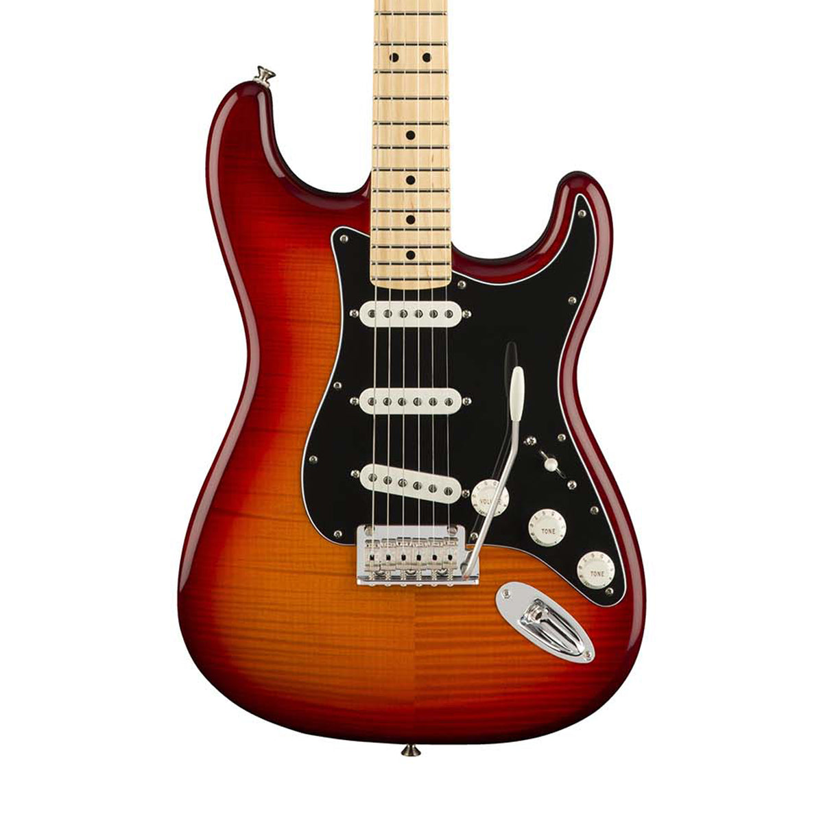Fender Player Plus Top Stratocaster Electric Guitar, Maple FB