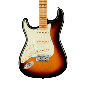 Fender Player Plus Stratocaster Left-Handed Electric Guitar, Maple FB, 3-Color Sunburst