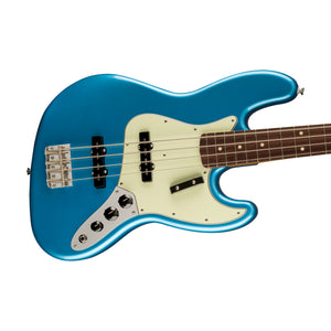 Fender Vintera II 60s Jazz Bass Guitar, RW FB, Lake Placid Blue