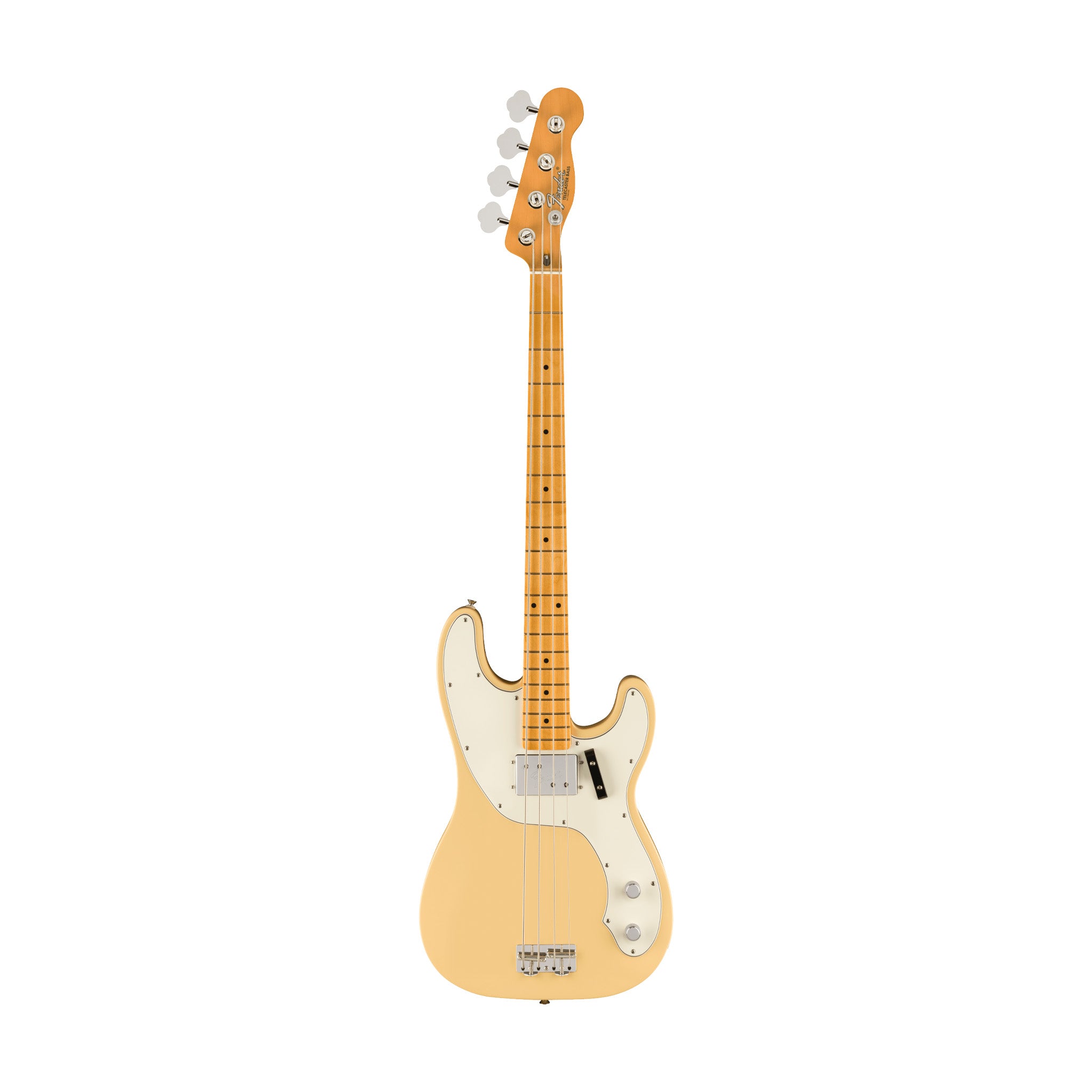 Fender Vintera II 70s Telecaster Bass Guitar, Maple FB, Vintera White