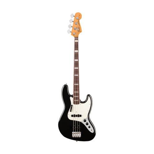 Fender Vintera III Early 70s Jazz Bass Guitar, RW FB, Black