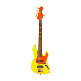 Fender MonoNeon Jazz Bass V Guitar, Fluorescent Yellow