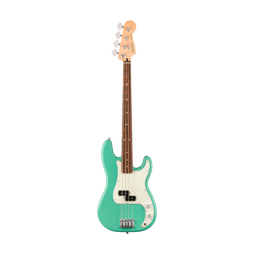 Fender Player Precision Bass Electric Guitar, Pau Ferro FB, Sea Foam Green