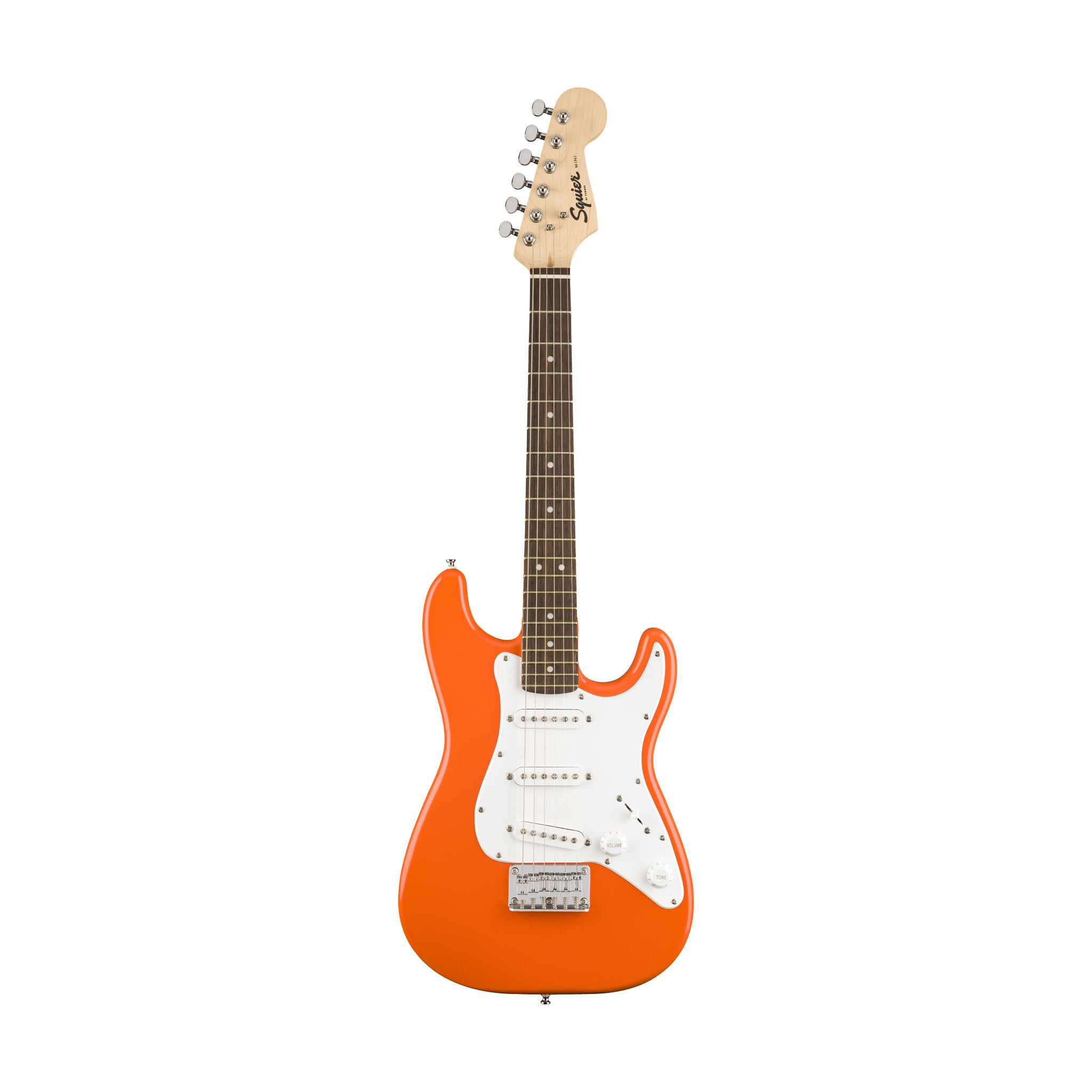 Squier FSR Mini Stratocaster Electric Guitar, Maple FB, Tahitian