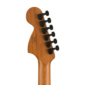 Squier FSR Contemporary Stratocaster Electric Guitar w/Special Roasted Maple Neck, Vintage White