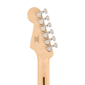 Squier FSR Sonic Stratocaster Electric Guitar w/White Pickguard, Maple FB, Surf Green