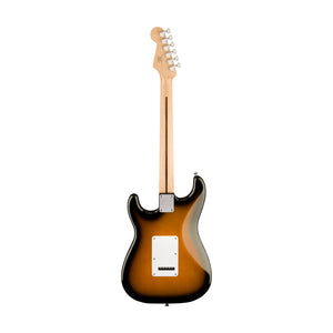 Squier FSR Sonic Stratocaster HSS Electric Guitar w/White Pickguard, Maple FB, 2-Color Sunburst
