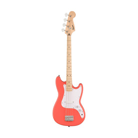 Squier Sonic Bronco Bass Guitar w/White Pickguard, Maple FB