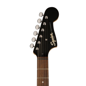 Squier Paranormal Strat-O-Sonic Electric Guitar, Laurel FB, Crimson Red Transparent