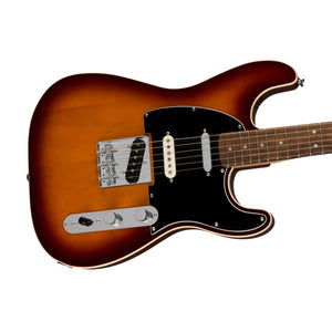 Squier Paranormal Custom Nashville Stratocaster Electric Guitar, Chocolate 2-Color Sunburst