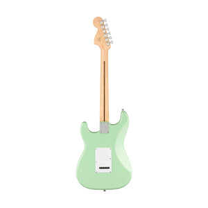 Squier FSR Affinity Series Stratocaster Electric Guitar w/White Pickguard, Laurel FB, Surf Green