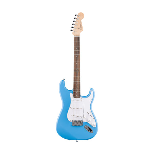Squier Debut Series Stratocaster Electric Guitar, Laurel FB, California Blue