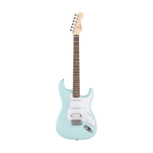 Squier Debut Series Stratocaster HSS Electric Guitar, Laurel FB, Daphne Blue