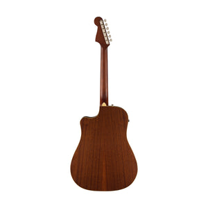 Fender California Redondo Player Acoustic Guitar, Walnut FB, Lake Placid Blue