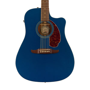Fender California Redondo Player Acoustic Guitar, Walnut FB, Lake Placid Blue