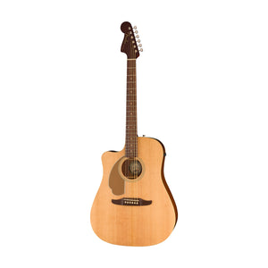 Fender California Redondo Player Left-Handed Acoustic Guitar, Walnut FB, Natural
