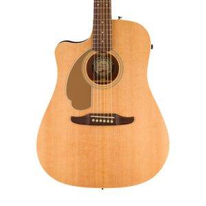 Fender California Redondo Player Left-Handed Acoustic Guitar, Walnut FB, Natural