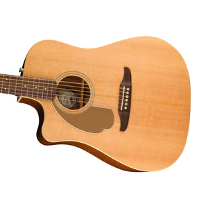 Fender California Redondo Player Left-Handed Acoustic Guitar, Walnut FB, Natural