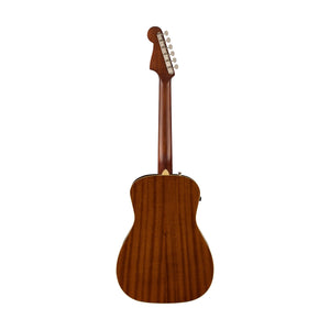Fender California Malibu Player Small-Bodied Acoustic Guitar, Walnut FB, Natural