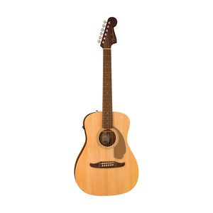 Fender California Malibu Player Small-Bodied Acoustic Guitar, Walnut FB, Natural