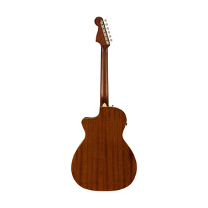 Fender California Newporter Player Medium-Sized Acoustic Guitar, Walnut FB, Natural