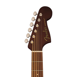 Fender California Newporter Player Medium-Sized Acoustic Guitar, Walnut FB, Natural