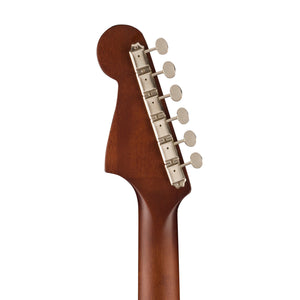 Fender California Newporter Player Medium-Sized Acoustic Guitar, Walnut FB, Surf Green