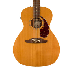 Fender Villager 12-String Acoustic Guitar w/Bag, Walnut FB, Aged Natural