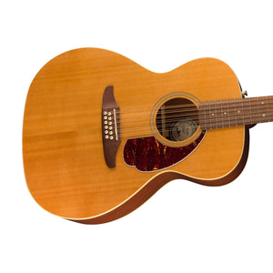 Fender Villager 12-String Acoustic Guitar w/Bag, Walnut FB, Aged Natural