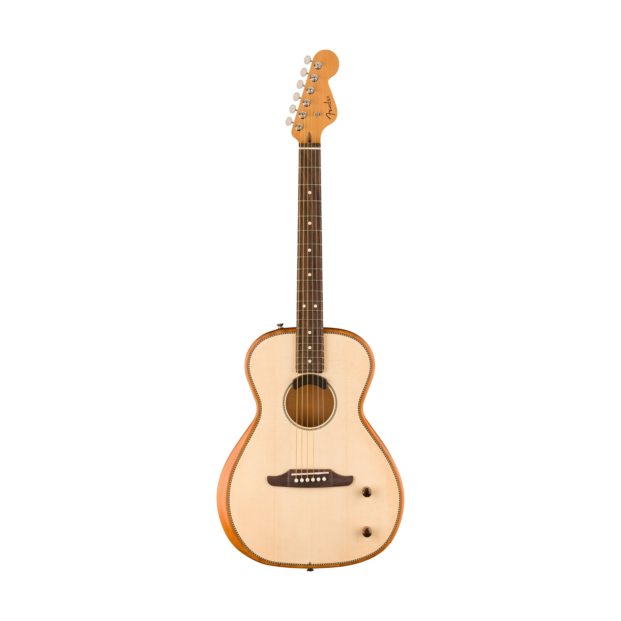 Fender Highway Series Parlor Acoustic Guitar w/Bag, RW FB, Natural