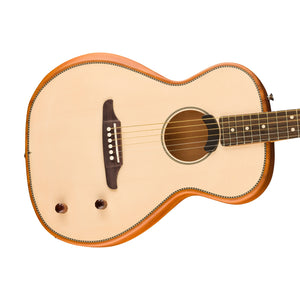 Fender Highway Series Parlor Acoustic Guitar w/Bag, RW FB, Natural