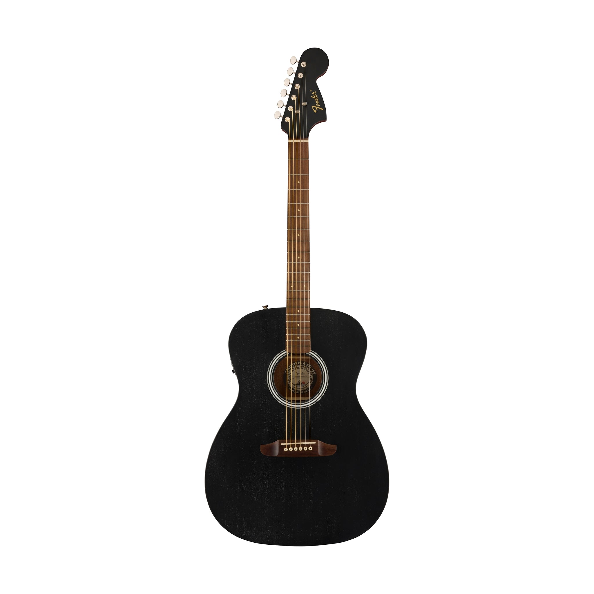 Fender Monterey Standard Acoustic Guitar, Walnut FB, Black – Swee