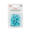 Fender Concert Ear Plugs, Daphne Blue, 10 Pairs