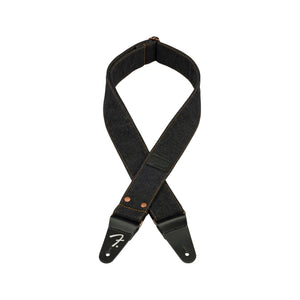 Fender X Wrangler Denim Guitar Straps, Black