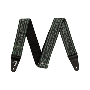 Fender George Harrison All Things Logo Guitar Strap, Green