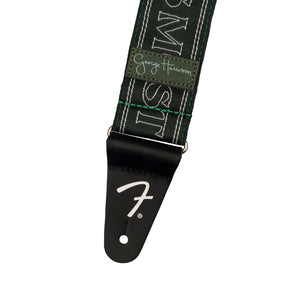 Fender George Harrison All Things Logo Guitar Strap, Green