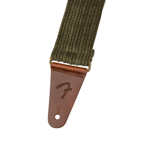 Fender Corduroy Guitar Strap, Antique Olive
