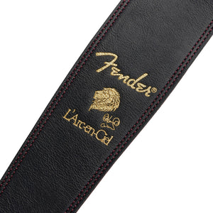 Fender Ken Signature Guitar Strap, Black & Red