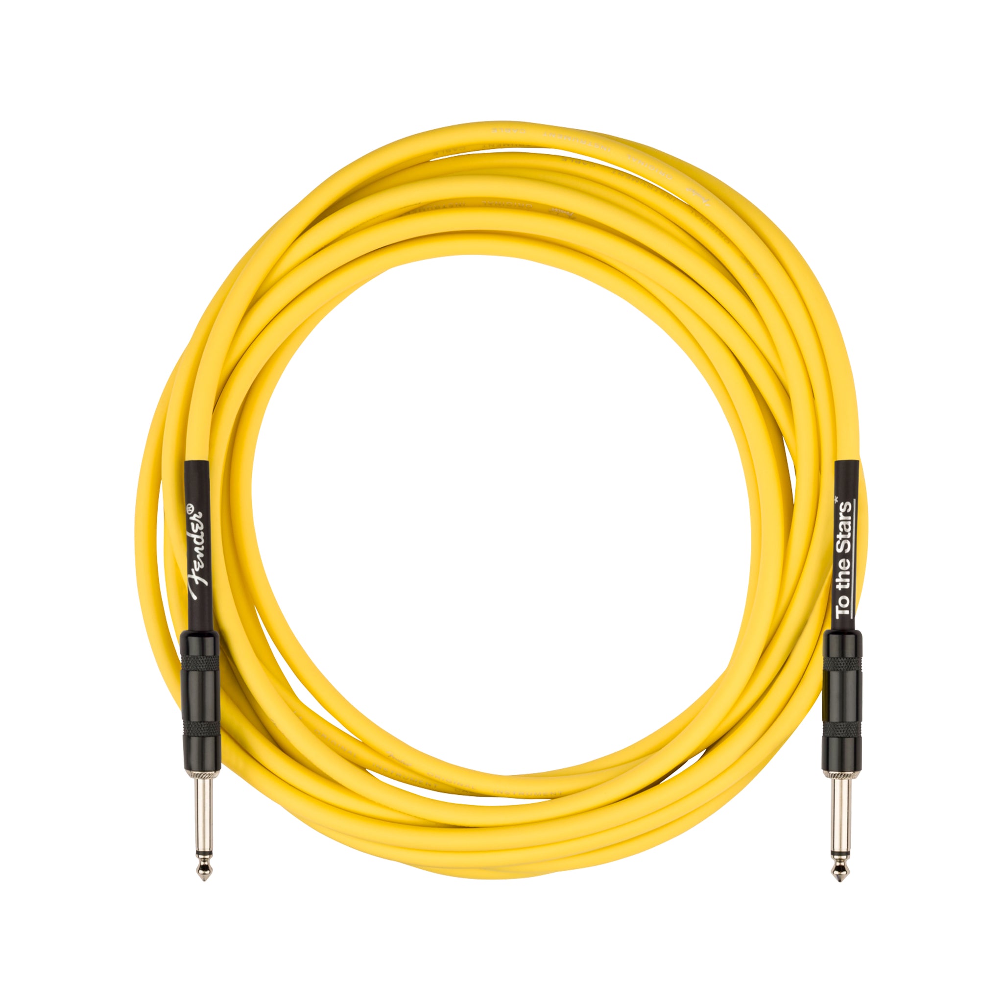 Fender Tom DeLonge To The Stars 18.6ft Instrument Cable, Graffiti Yellow