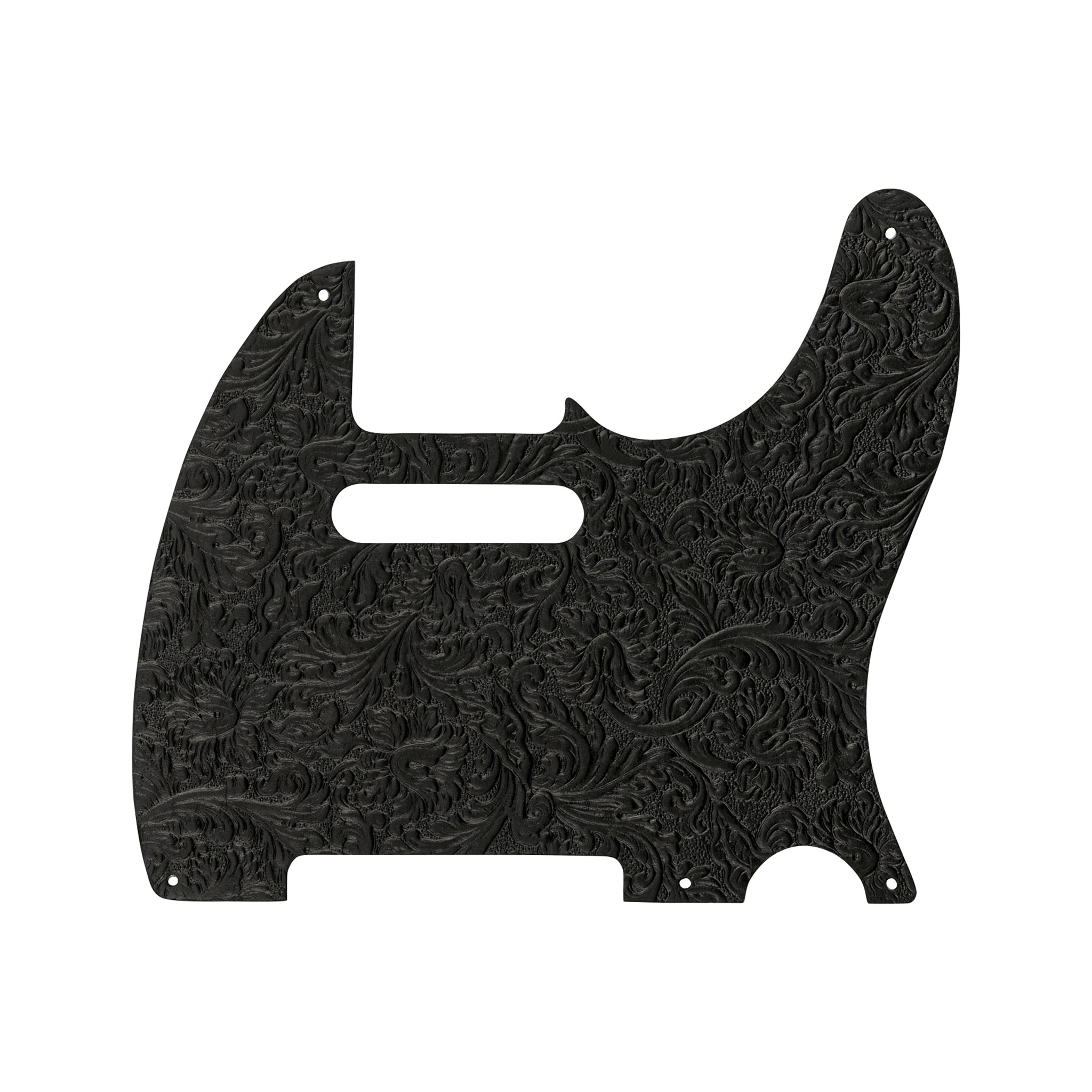 Fender Waylon Jennings Leather Pickguard, Black