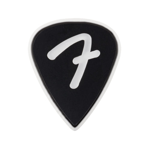 Fender F Grip 351 Shape Guitar Picks, Black, 3-Pack