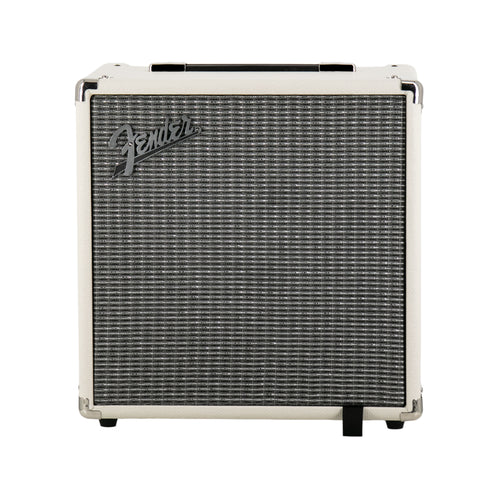 Fender Rumble 25 V3 Bass Combo Amplifier, Ivory, 230V UK