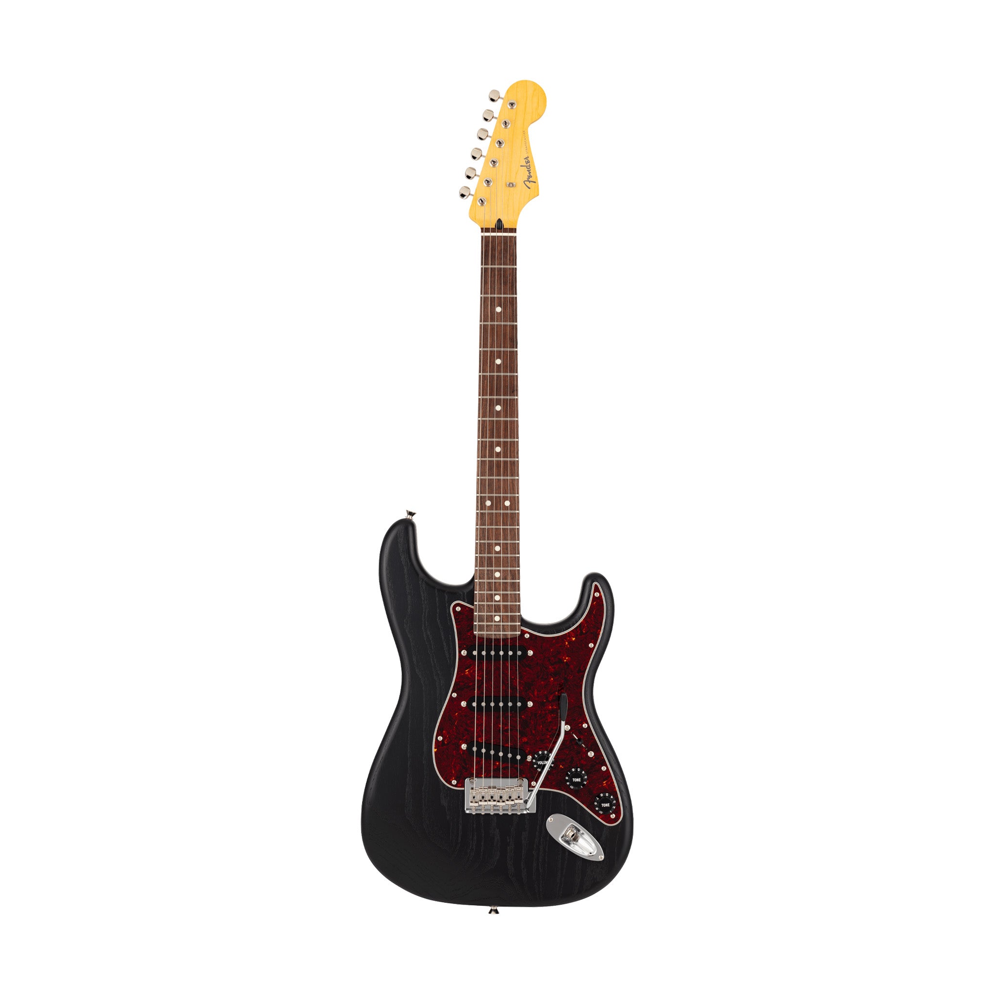 Fender MIJ Limited Stratocaster Electric Guitar, RW FB, Raw Ash